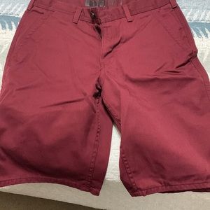 Free world maroon shorts